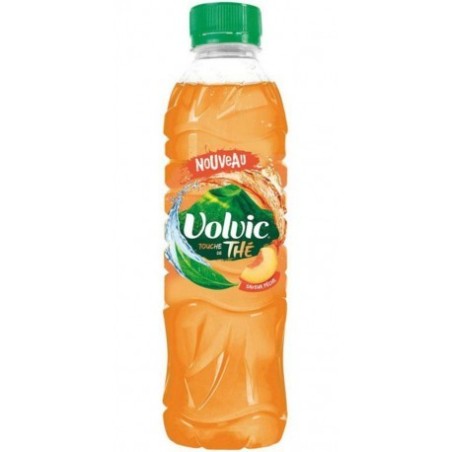 Volvic saveur thé pêche pack de 24 bouteilles