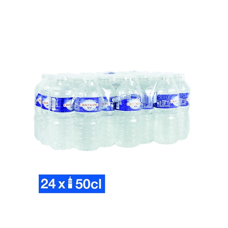 Eau Cristaline – bouteille 50 cl – carton de 24