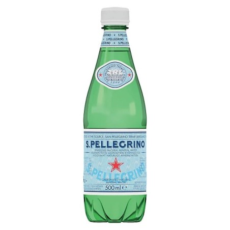 Eau gazeuse San Pellegrino 50 cl, lot de 24 bouteilles