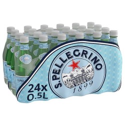 Eau gazeuse San Pellegrino 50 cl, lot de 24 bouteilles